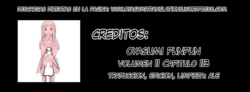 Oyasumi Punpun-Volume 11 Chapter 113